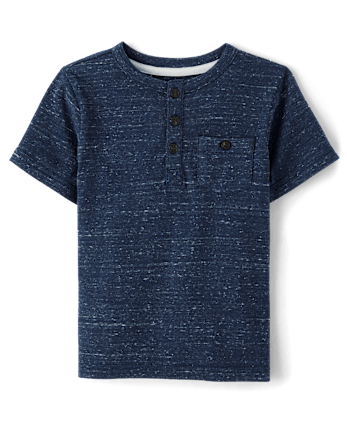 Boys Pocket Henley Top - Classroom Cutie
