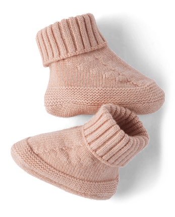 Baby Girls Bear Ribbed Sweater Romper 3-Piece Outfit Set - Homegrown by Gymboree