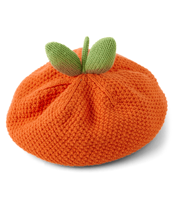 Girls Pumpkin Beret - Autumn Adventures