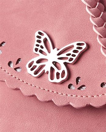 Girls Braided Butterfly Bag - Country Charm