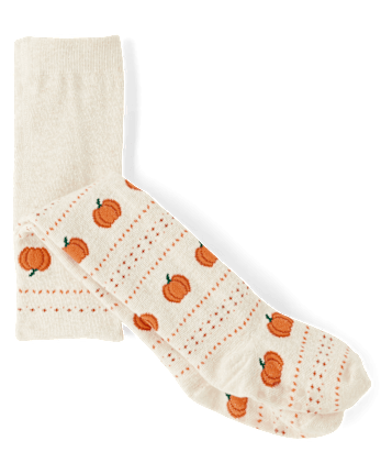 Mallas Fairisle Niña Calabaza - Aventuras de Otoño