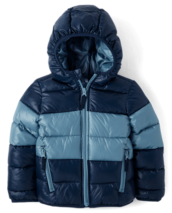 Boys Quilted Puffer Jacket Little Essentials Tidal
