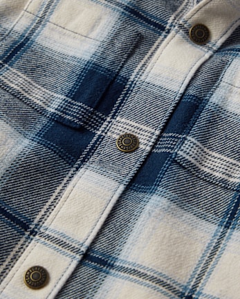 Chaqueta de franela a cuadros para niño - Country Charm