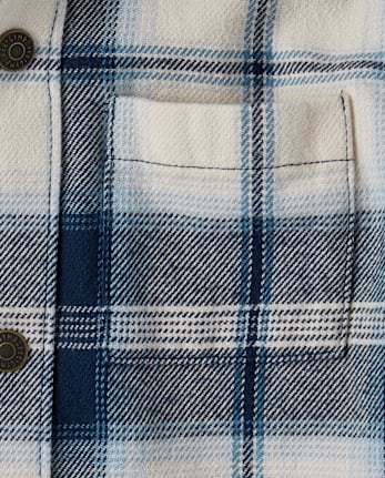 Chaqueta de franela a cuadros para niño - Country Charm