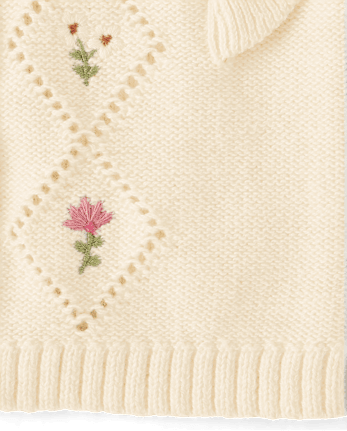 Baby Girls Embroidered Floral Cardigan - Homegrown by Gymboree