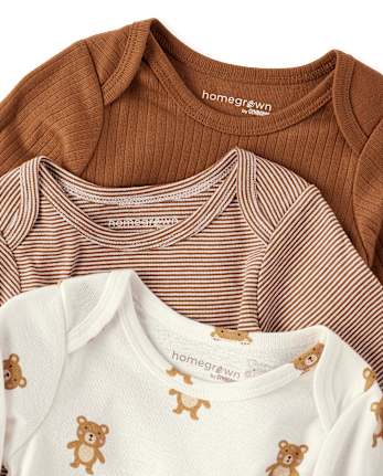Baby Bear Bodysuit 3-Pack - Homegrown By Gymboree