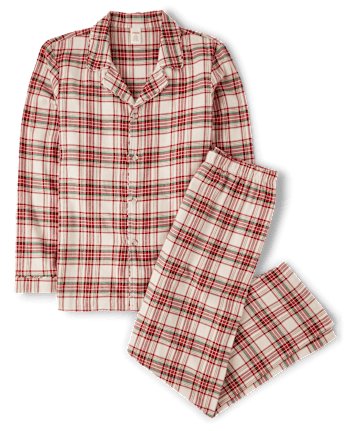 Mens Matching Family Plaid Flannel Pajamas - Gymmies