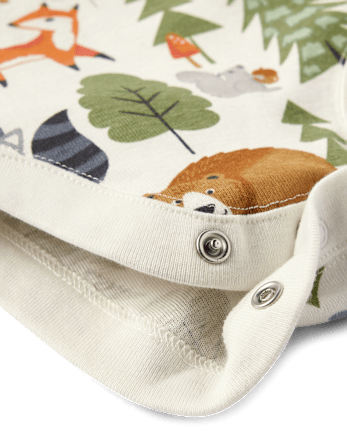 Baby Boys Animal Henley Bodysuit 3-Pack - Homegrown by Gymboree