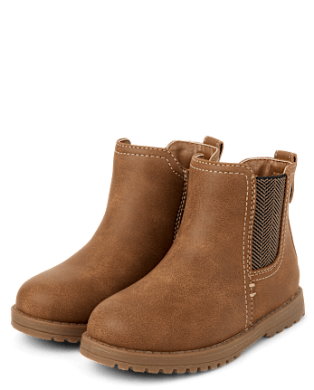 Boys Chelsea Boots Little Essentials TAN Gymboree