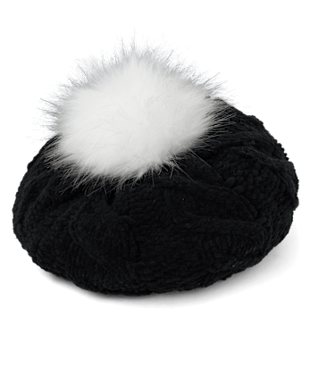 Girls Pom Pom Beret - All Dressed Up