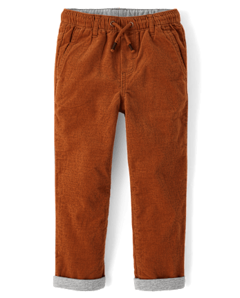 Pantalones de pana con puños enrollados para niño - Little Essentials