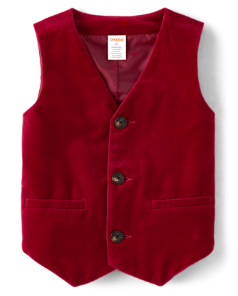 Boys Velvet Suit Vest - All Dressed Up