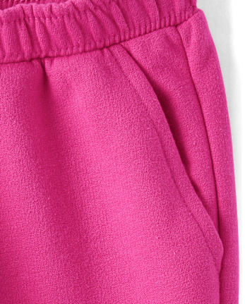 Girls Dino Spike Fleece Jogger Pants - Dino Friends