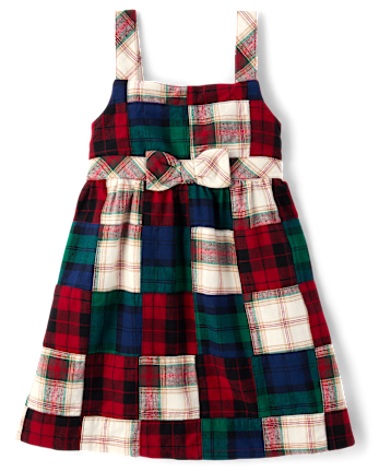 Girls Plaid Madras Skirtall - Holiday Express