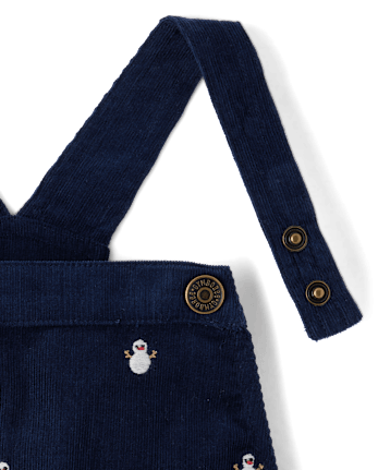 Girls Schiffli Snowman Skirtall - Holiday Express