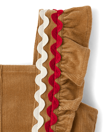 Girls Gingerbread Skirtall - Holiday Express
