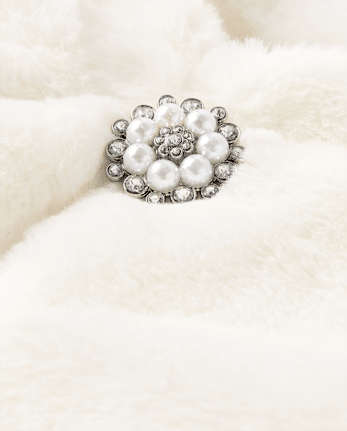 Girls Faux Fur Jacket - Tiny Dancer
