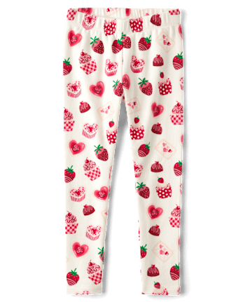 Leggings Dessert pour filles - Mini Valentine