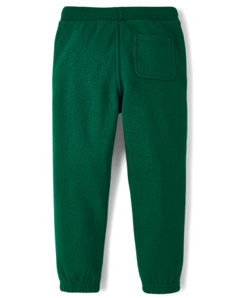 Green fleece pants online