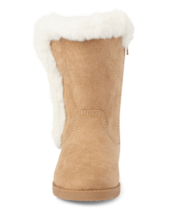 Girls Quilted Boots - Holiday Express