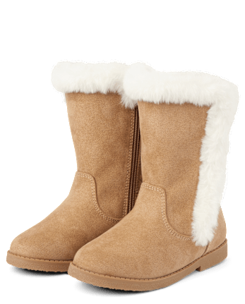 Girls Quilted Boots - Holiday Express