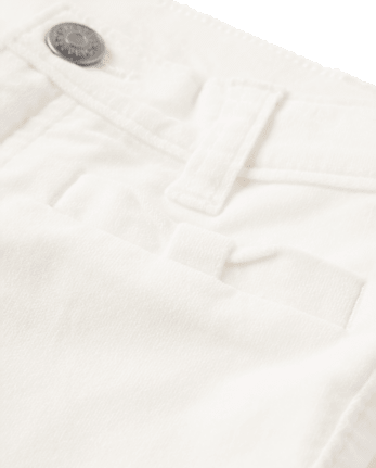 Girls Bow Corduroy Pants - Little Snowflake
