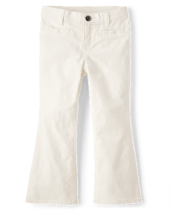 Girls Bow Corduroy Pants - Little Snowflake