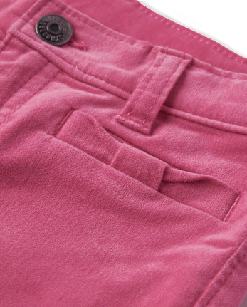Girls Bow Corduroy Pants - Little Snowflake
