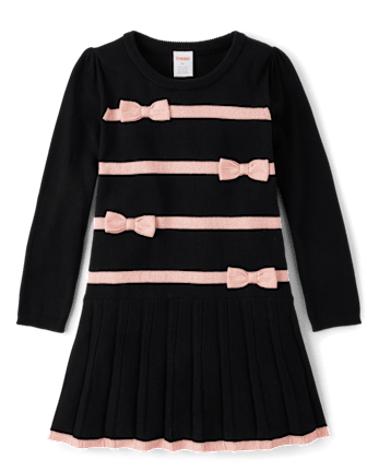 Fille Boucle Robe pull - Lil' Leopard