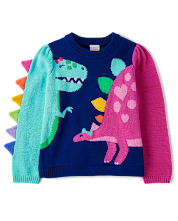 Girls Dino Sweater - Dino Friends
