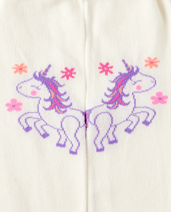 Unicorn tights girls cheap