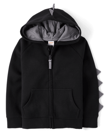 Boys Dino Spike Scuba Zip Up Hoodie - Dino Friends