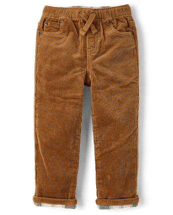 Boys Roll Cuff Pants - Holiday Express