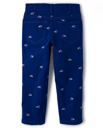 Boys Schiffli Train Pants - Little Snowflake