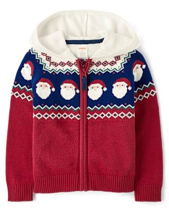 Zip up christmas sweater top