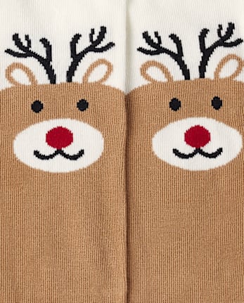 Girls Reindeer Tights 2-Pack - Holiday Express