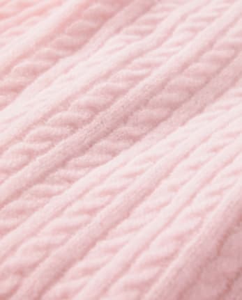 Pull à volants en tricot torsadé pour fille - Tiny Dancer