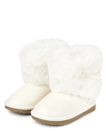 Fur boots for little girls top