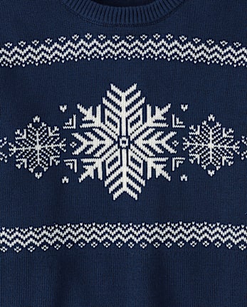 Womens Matching Family Snowflake Sweater - Holiday Express