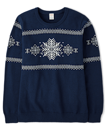 Womens Matching Family Snowflake Sweater - Holiday Express
