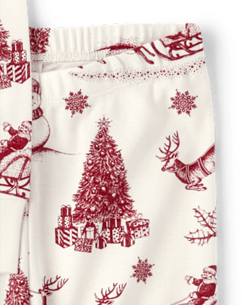 Pyjama ajusté en coton pour enfants avec motif toile de Noël - Gymmies