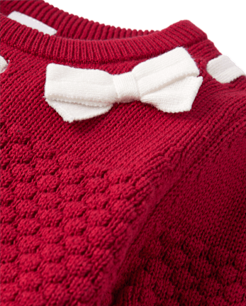 Girls Stitched Sweater - Holiday Express