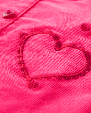 Girls Heart Skirtall - Mini Valentine