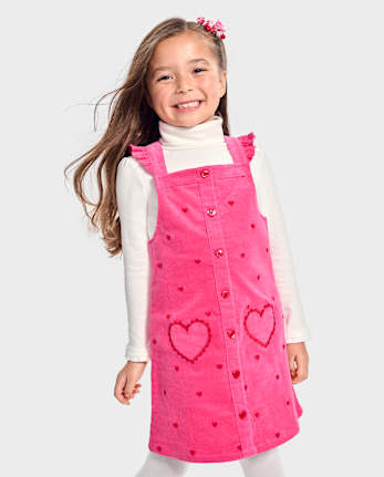 Girls Heart Skirtall - Mini Valentine