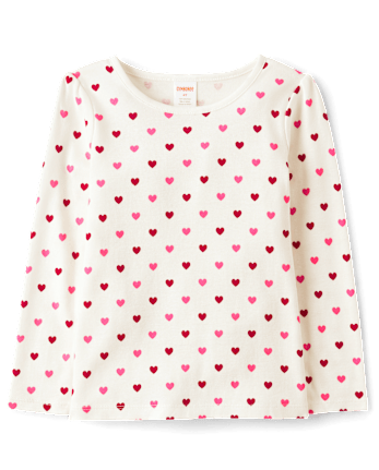 Girls Heart Top - Mini Valentine