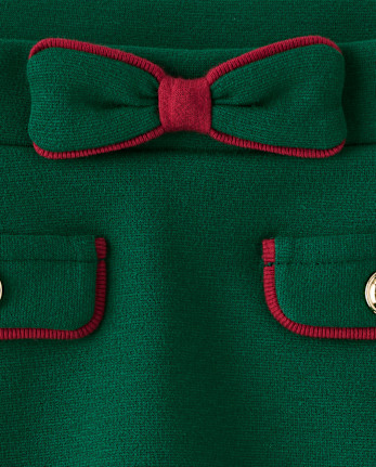 Girls Ponte Skort - Holiday Express
