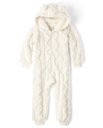 Kids Cable Knit One-Piece Pajamas - Gymmies
