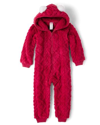 Kids Cable Knit One-Piece Pajamas - Gymmies