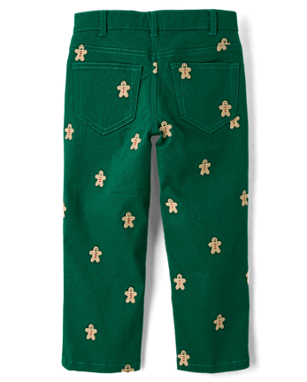 Pantalon en pain d'épices Schiffli pour garçon - Holiday Express