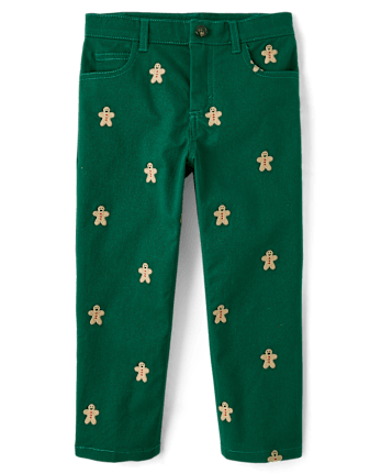 Pantalon en pain d'épices Schiffli pour garçon - Holiday Express